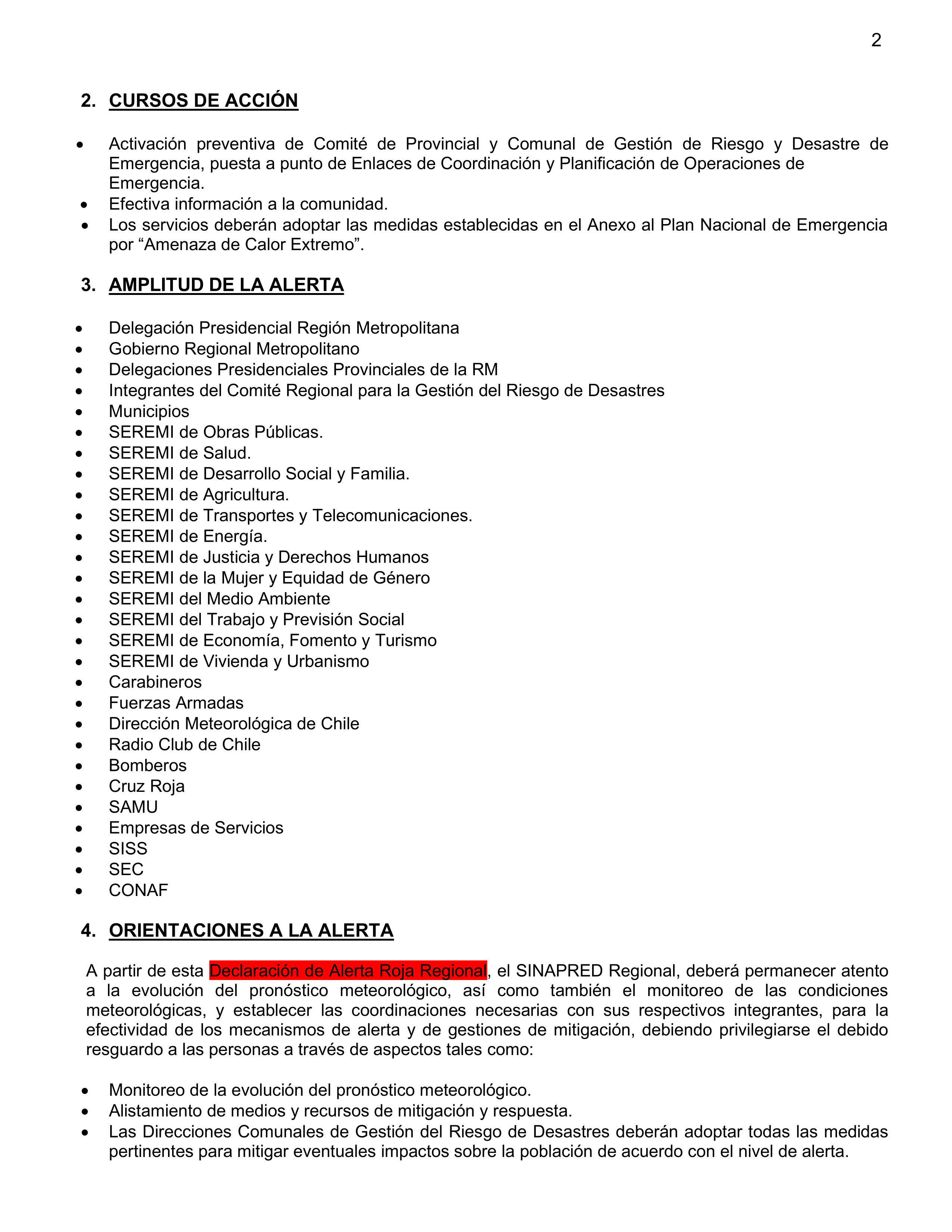DECLARA ALERTA ROJA REGIONAL POR CALOR EXTREMO 28 12 2025 02