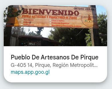 Pueblo de artesanos de Pirque