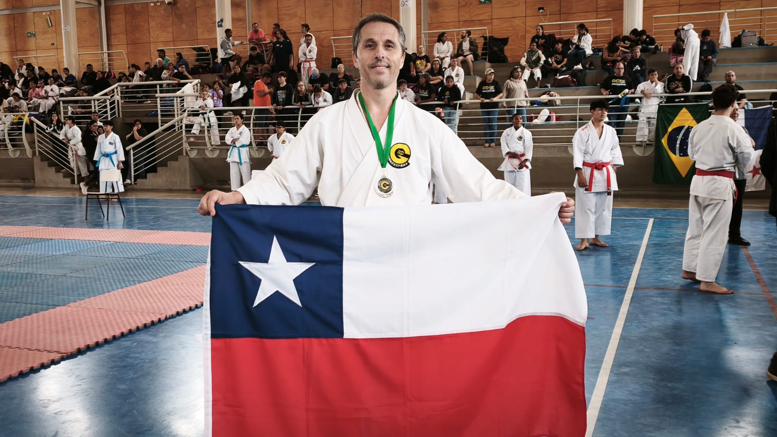 ganador chileno bandera